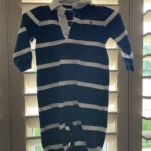 Baby boy long sleeve pant onesie Ralph Lauren